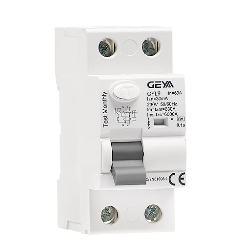 Disjoncteur différentiel 2 pôles 63A pour sécuriser vos appareils électroménagers