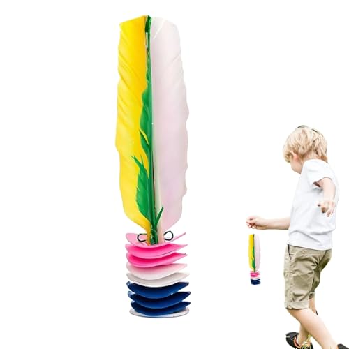 YEDUDA 2PCS Jianzi Shuttlecock Kick Da CAU Shuttlecock Vietnamese Jianzi Shuttlecock Feather Foot for Improving Leg Muscle Strength and Body Flexibility Sports Indoor Outdoor (01, 2PCS) by YEDUDA - Used condition - Image 5