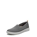 Vionic Women's Essence Sidney Platform Slip-on Fashion Sneaker- Knit Shoes That Include Three-Zone Comfort with Orthotic Insole Arch Support, Charocal 7.5 Medium