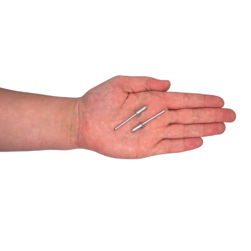 Rivets aveugles peints blancs avec tête bombée et mandrin acier