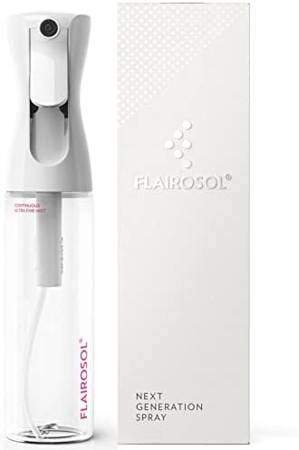 FLAIROSOL Original Continuous Mister Spray Bottle, 10.1oz, Clear/Pink