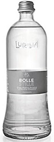 Lurisia Alu Bolle (Sparkling) Natural Spring Mineral Water, 11 fl oz (20 Glass Bottles)