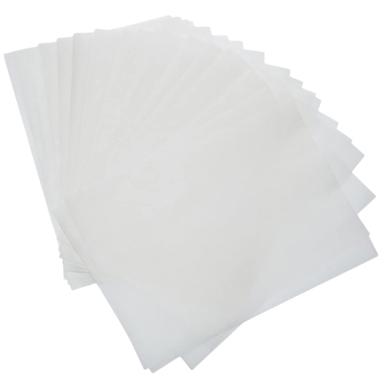 Carta da Lucido A5 Bianca 300 Pezzi per Calligrafia e Disegno | Parchment Paper Sottile e Traslucida, Adatta a Inviti e Animazione, Fogli Versatili per Uso Creativo