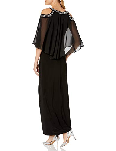 Alex Evenings Women's Cold Shoulder Popover Dress2