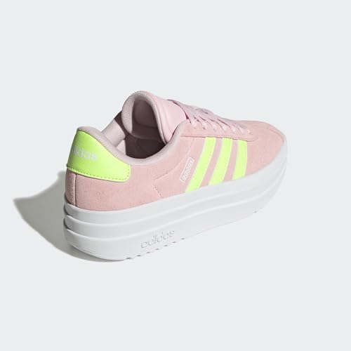 adidas Unisex Çocuk VL COURT BOLD J Ayakkabı - Düşük Taban (Futbol Dışı) CLPINK/HIREYE/FTWWHT 40 - Görsel 6