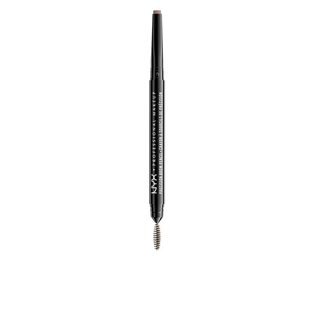 NYX Professional Makeup Precision Brow Pencil, Dual Ended with Flat Tip Pencil and Spoolie Brush, Vegan Formula, Shade: Blonde