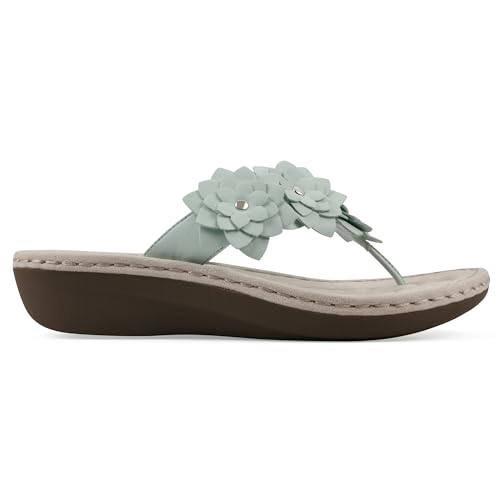 Image of CLIFFS BY WHITE MOUNTAIN Women's Content Floral Sandal