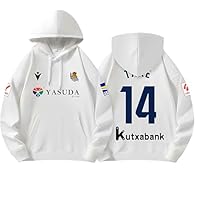 サッカー/久保建英/レアル・ソシエダ/ホワイト パーカー/Mサイズ サッカー/久保建英/レアル・ソシエダ/ホワイト パーカー/Mサイズ