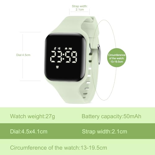 Image of BEN NEVIS Kids Watch, Digital Watch for Boys Girls, Sport Watch with Fitness Tracker, Alarm Clock, Stopwatch, No App and Waterproof, Watch for Kids Ages 5-12