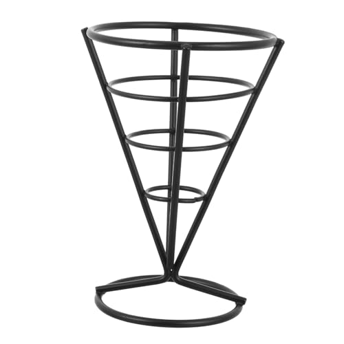 Alipis Puesto De Pollo Frito y Papas Fritas Cesta Para Freír De Acero Inoxidable Cesta Para Papas Fritas Para Bares Restaurantes y Cocinas