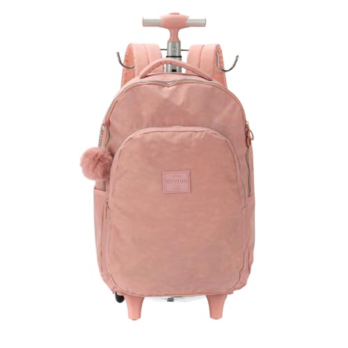 Mochila Com Rodinha Up4You Crinkle G Nude 107131