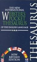 The new international Webster's pocket thesaurus of the English language 1888777494 Book Cover
