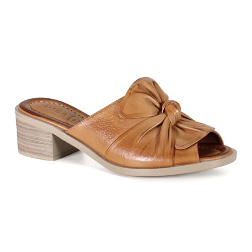 Diba True Womens Know How Block Dress Sandals Low Heel 1-2" - Brown - Size 38 M2