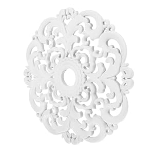 Magiclulu Elegante Deckenrosette Floral Weiß