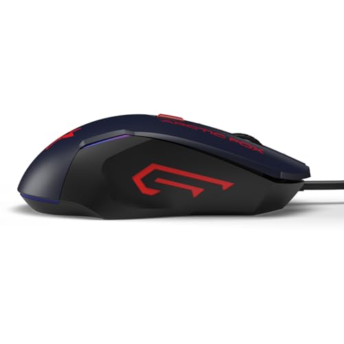 Image of Arctic Fox Wired USB Gaming Mouse with Breathing Lights and DPI Upto 3600 (Deep Navy Blue)