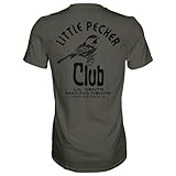 Combat Iron Men's Graphic Tees | Lil Gents Making Dents Men's Club | Men’s Graphic T-Shirts | Military Green, Small