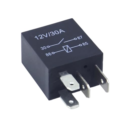 Relais 12V 4 pins 30A pour réparer les pannes de ventilation de voiture