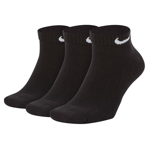 Image of Nike Unisex Adult Everyday Cushioned Training Low Socks (3-Pack) | Mens and Womens