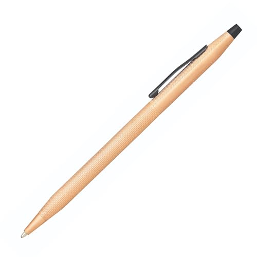 Image of Cross Classic Century Brushed Rose-Gold PVD Ballpoint Pen, Black Ink | Refillable Ballpoint Pen for Effortless Writing, Durable Construction, Premier Distinctive Look, Gift-Ready, Medium Point