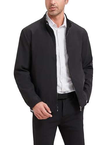 HaoMay Men's Business Casual Full Zip Lightweight Outwear Jackets
