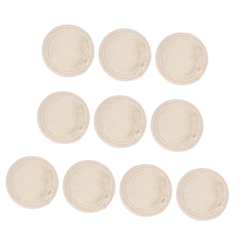 NIYANGLE 1Juego Esponjas De Limpieza Facial De Luffa De Almohadillas Exfoliantes Naturales Para Desmaquillar y Limpiar Para Mujeres