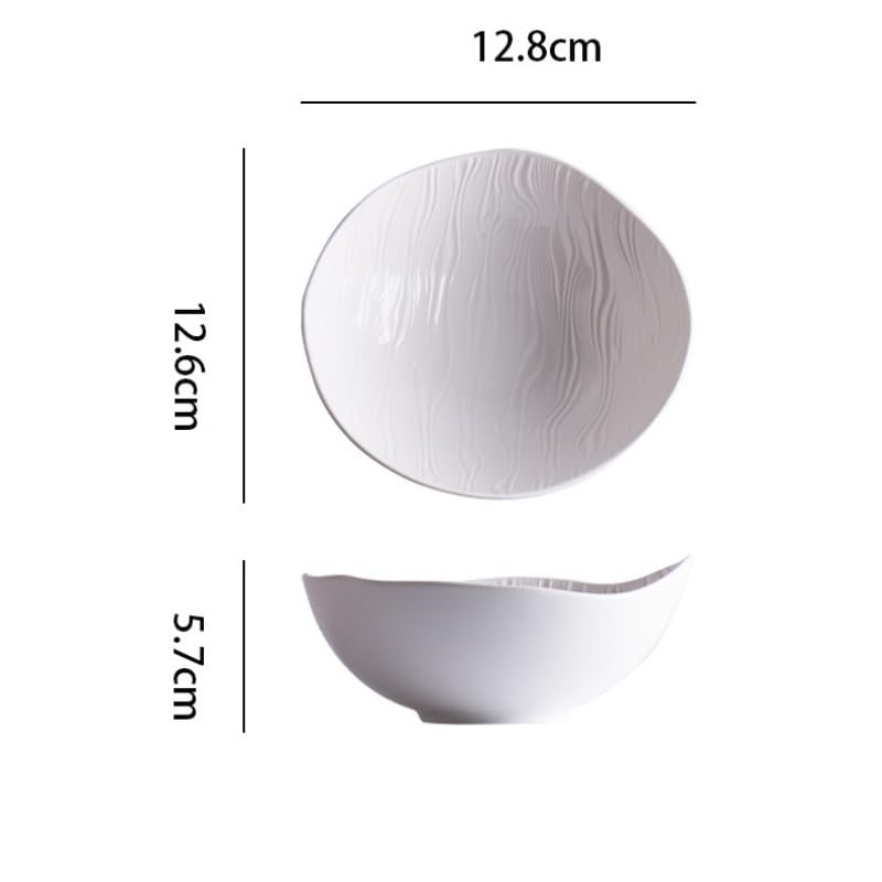Talerz obiadowy Talerz obiadowy Kreatywne talerze obiadowe, miski na makaron, ceramiczne talerze sałatkowe, japoński deser, talerz do zastawy stołowej, talerze do układania w stos