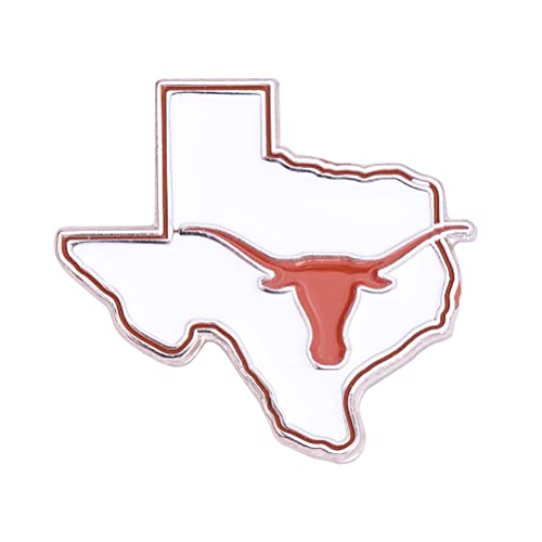 Image of Desert Cactus University of Texas Austin Lapel Pin UT Austin Longhorns Logo Enamel Made of Metal for Blazers, Bags and Jackets