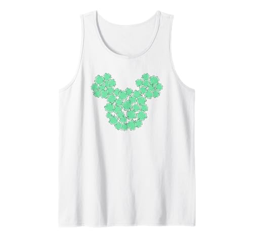 Débardeur Mickey trèfle quatre feuilles Saint-Patrick Disney top sans manches