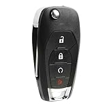 USARemote Key Fob Replacement Keyless Entry Remote Start for 2019 2020 2021 2022 Chevrolet Sonic Trax Spark 4-Button Flip Key (LXP-T003, 13530752)