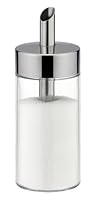 Tescoma Zuckerstreuer Glas und Edelstahl, Zuckerdose mit Deckel für weißen und braunen Zucker für zu Hause oder Gastronomien CLUB 225ml, spülmaschinenfest