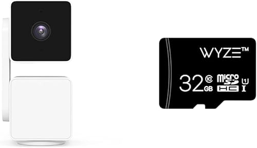 WYZE Cam Pan v3 - Cámara de seguridad inteligente para el hogar con clasificación IP65 1080p PanTiltZoom Wi-Fi con visión nocturna a color audio de