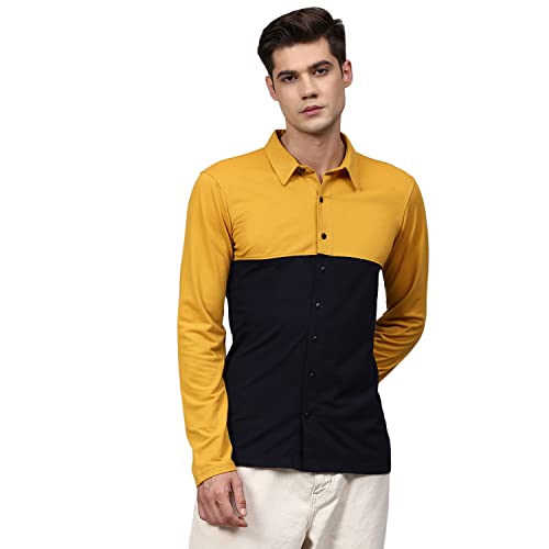 Image of Campus Sutra Men's Cotton Regular Fit Shirt