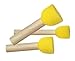 Produktbild Rayher Schwammstempel, Set 3 Größen, Durchmesser 10 mm, 20 mm, 30 mm, Pinselset aus Schaumstoff, Schwammstupfpinsel, 3843400