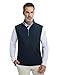 M MAELREG Men's Golf Vest Dry Fit Stretch Moisture Wicking Layer Lightweight Casual Vests Mens Pullover Quarter Zip