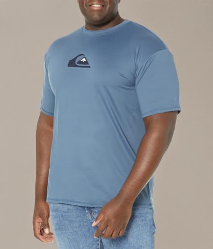 Quiksilver Men's Standard Solid Streak Short Sleeve Surf Tee Rashguard3