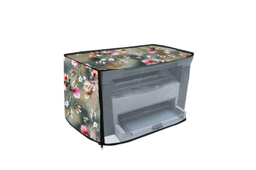 Image of Printer Cover for HP M1005 Printer with Zipper for Dust Protection (17 x 11 x 11.12) Inches, Green