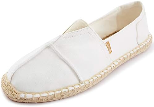 Alexis Leroy Men's Canvas Slip on Flat Espadrilles