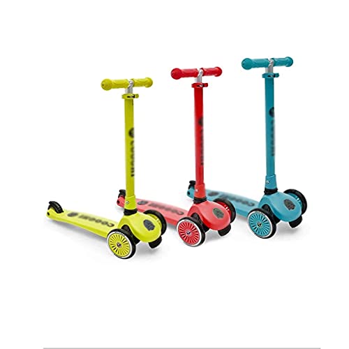 QIXIAOCYB Roller für Kinder Alters 3 +, 3-Rad-Kleinkind-Roller-Höhen einstellbar Lenker Kick-Roller Mädchen und Jungen… – Bild 3