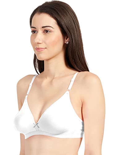 Image of SONARI Omania Womens Non-Padded Cotton Polyester Bras - Solid, Non-Wired, Medium Coverage, Hand Washable (Pack of 2)