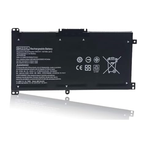 VUOHOEG BK03XL Laptop Battery for HP Pavilion X360 14 14m Series, 14-BA175NR 14-BA253CL 14-BA125CL 14M-BA013DX 14M-BA015DX 14M-BA114DX BA014DX BA114DX BK03041XL 916366-421 541 916811-855 Cover