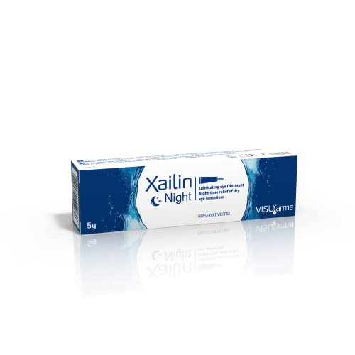 Xailin Night Preservative Free Eye Ointment 5 Grammes x3 Pack