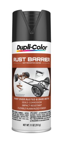 Dupli-Color Rust Barrier Rust Preventive Aerosol, Gloss, Black, 11 oz