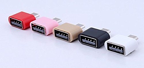 Image of Stylist Little Adapter Micro USB OTG to USB 2.0 Adapter for Smartphones and Tablets - Set of 3