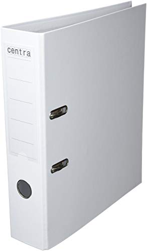 Centra 230163 A4 75 mm PP Lever Arch Files - White