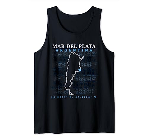 Argentina Mar del Plata Camiseta sin Mangas