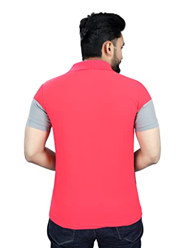 Image of Men's Regular Fit Striped Polo T-Shirts