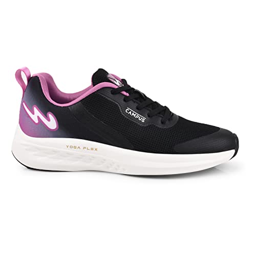 Image of Campus Women's NINO BLK /Voilet Running Shoes - 6UK /India 22L-140