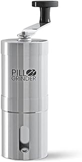 Pill Grinder - Stainless Steel Tablet & Vitamin Crusher - Grind and Pulverize Multiple Pills, Medicine to Fine Powder - Use for Feeding Tube, Kids or Pets