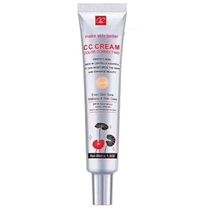 Color Correcting CC Cream with SPF 25, Coverage Lightweight Foundation, Hydrating Serum, Even Skin Tone Makeup and Skin Care, Boost Radiance, Refine Skin Texture, Avoid Sun Damage (LightLight, 1PCS)