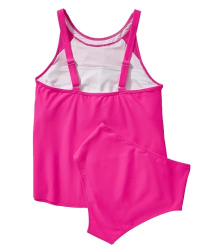 Image of SUUKSESS Women Tummy Control Tankini Bathing Suit Ruffle High Waisted Swimsuit